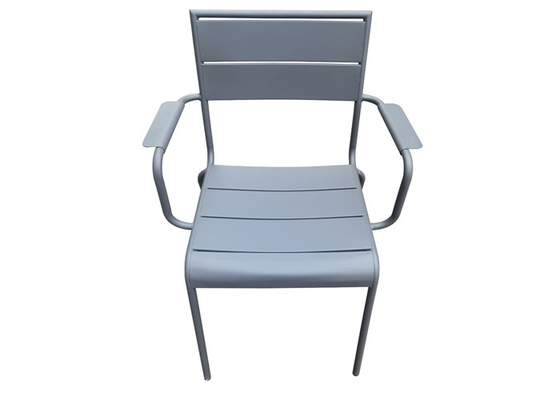 屋外の庭のテラスの鋼鉄椅子によってカスタマイズされるArmrestの設計