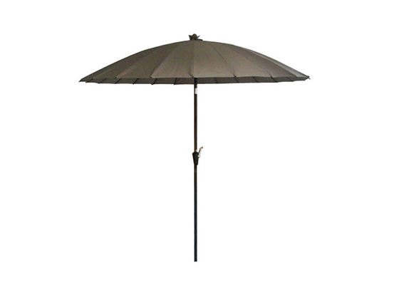 アルミニウム屋外の日傘、防水ガラス繊維のテラスの傘