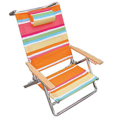 600Dポリエステル腕の低いキャンプの折り畳み式の椅子のトミーBahamaの折りたたみのビーチ チェア