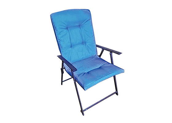 粉の上塗を施してあるフレームが付いている多目的鋼鉄テラスの屋外のパッドを入れられた椅子