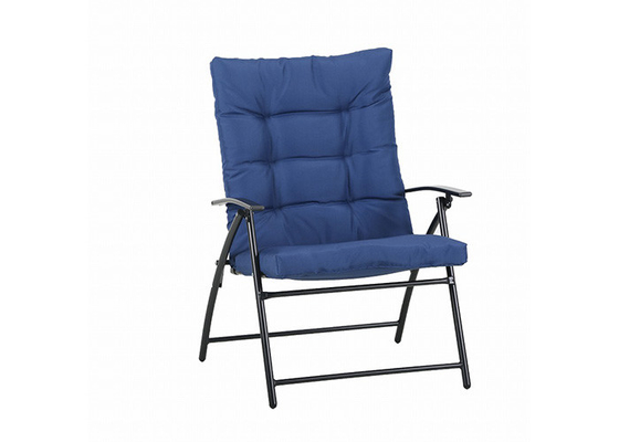 多色刷りの屋外のパッドを入れられた椅子、調節可能な高さのキャンプ チェアー