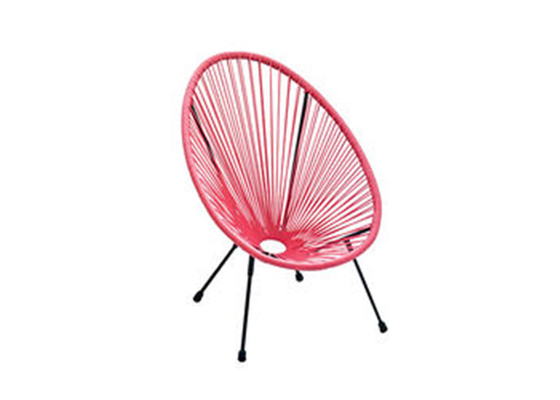 多色刷りの藤の鋼鉄椅子、積み重ね可能な藤のガーデン・チェア10kg