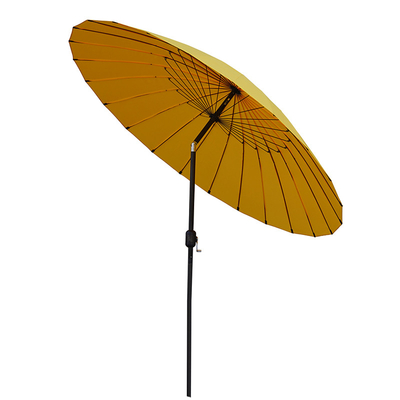 ガラス繊維の肋骨2.7Mの屋外の傘の紫外線保護によってカスタマイズされる色
