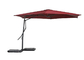 180gポリエステル喫茶店の庭の屋外のテラスの傘の調節可能な日曜日の陰の傘