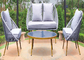 現代家様式のBsciの屋外の庭のテラスの家具の藤のソファー セット