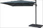 2.7x2.7Mの適用範囲が広い肋骨が付いている屋外の掛かる傘小型ローマ パラソル