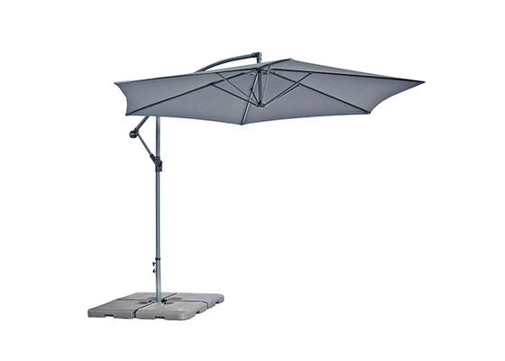屋外の防水掛かるバナナ パラソル、大きい片持梁テラスの傘