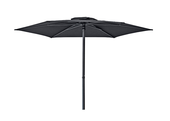 OEM ODM 6肋骨が付いている長方形の屋外の日曜日パラソルの傘まっすぐなポーランド人